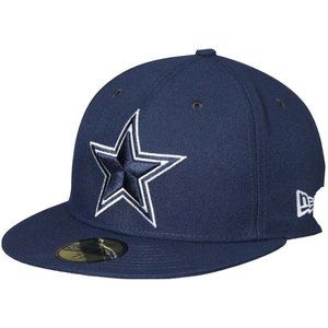 Dallas Cowboys New Era Navy Game 59FIFTY Fitted Hat NFL Football Cap